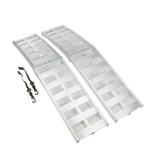 Ultra-Tow Bi-Fold Arched Aluminum Loading Ramp Set
